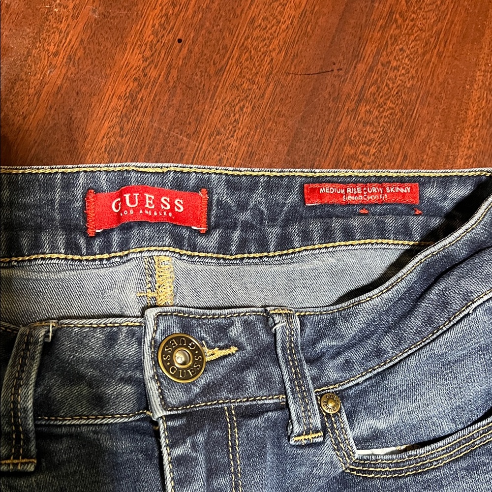 GUESS Denim Skinny Jeans in Classic Blue